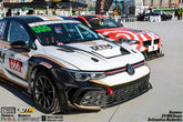 Volkswagen Golf GTI R MK8 2022-ON with Aftermarket Parts - Front Bumper Cutout Carbon Fiber from Geex Village
